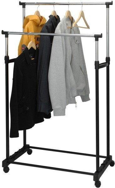Coat Stand with Wheels 210 x 50 x 86 cm